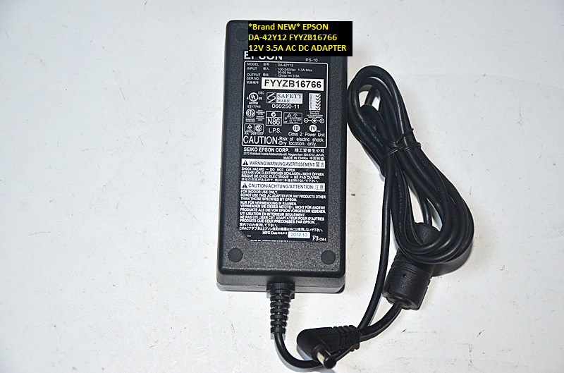 *Brand NEW* EPSON DA-42Y12 FYYZB16766 12V 3.5A AC DC ADAPTER